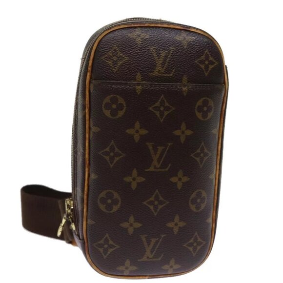 LOUIS VUITTON Monogram Pochette Gange Shoulder Bag - Picture 1 of 16